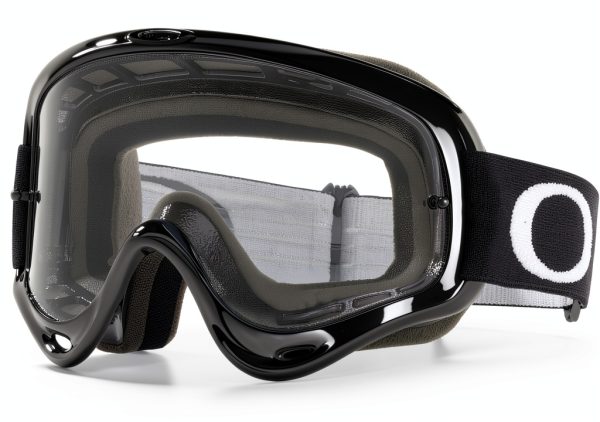 Oakley O-Frame MX Motocross Goggles Jet Black Clear Unisex One Size-0