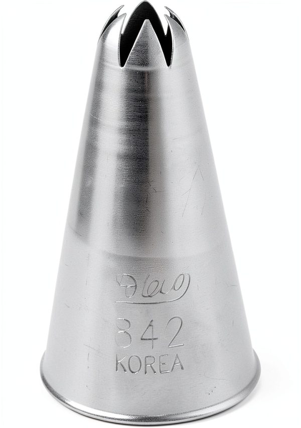 Ateco Closed Star Pastry Tip 0.25" Stainless Steel – Model A842-1-0