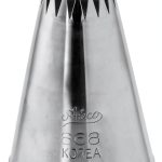 Ateco French Star Pastry Tip 0.63 inch Opening Stainless Steel A868-1-0