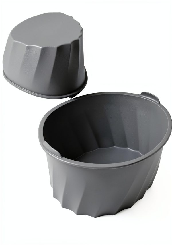 Reusable Silicone Slow Cooker Liner KoiLykke 6-8 Quart Oval Black-6