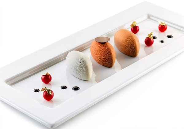 Silikomart Silicone Quenelle Mold 63x29x28 mm White Food Safe Bakeware-2