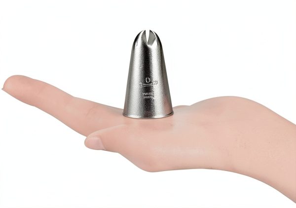 Ateco Deep Closed Star Pastry Tip - Stainless Steel 856-3