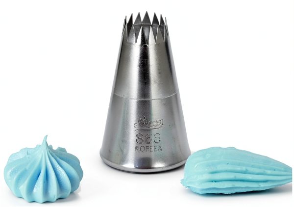 Ateco French Star Pastry Tip 1/2'' Opening Stainless Steel 866-2