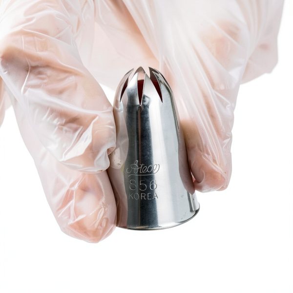 Ateco Deep Closed Star Pastry Tip - Stainless Steel 856-4