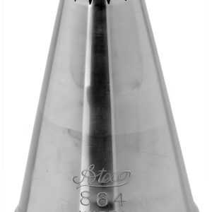 French Star Pastry Tip Ateco Stainless Steel .38" Diameter A864-1-0